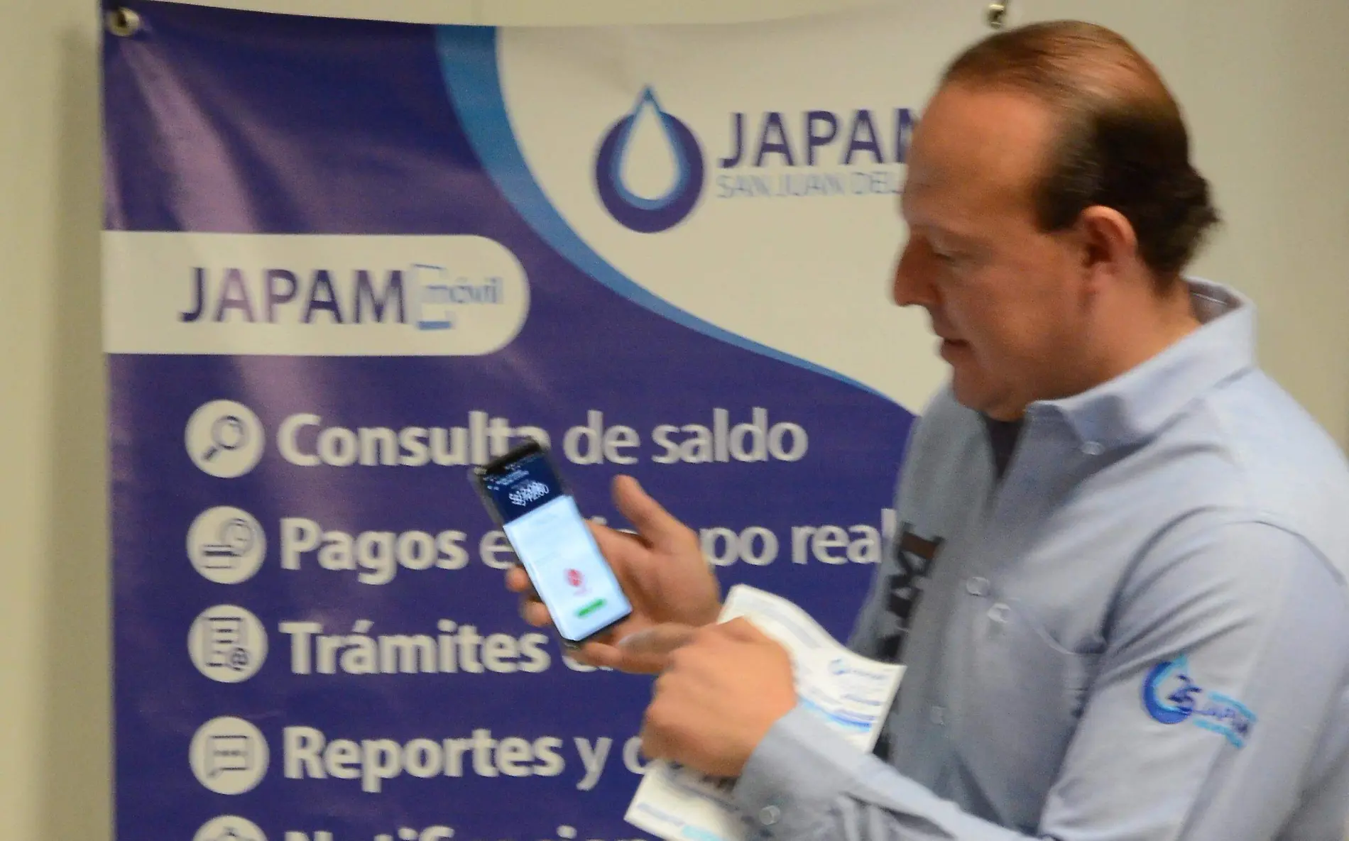 Germaín Garfias Alcántara, director de la Junta de Agua Potable y Alcantarillado Municipal (JAPAM).